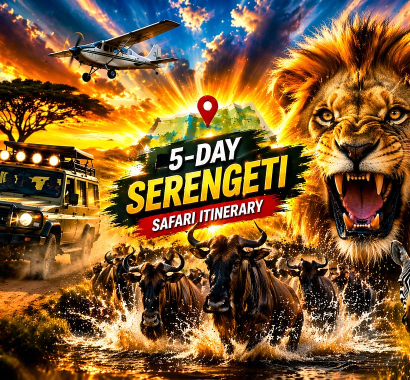 5-Day Serengeti Safari Itinerary (2026) Best Route, Costs & Travel Plan-Mara Triangle Safaris