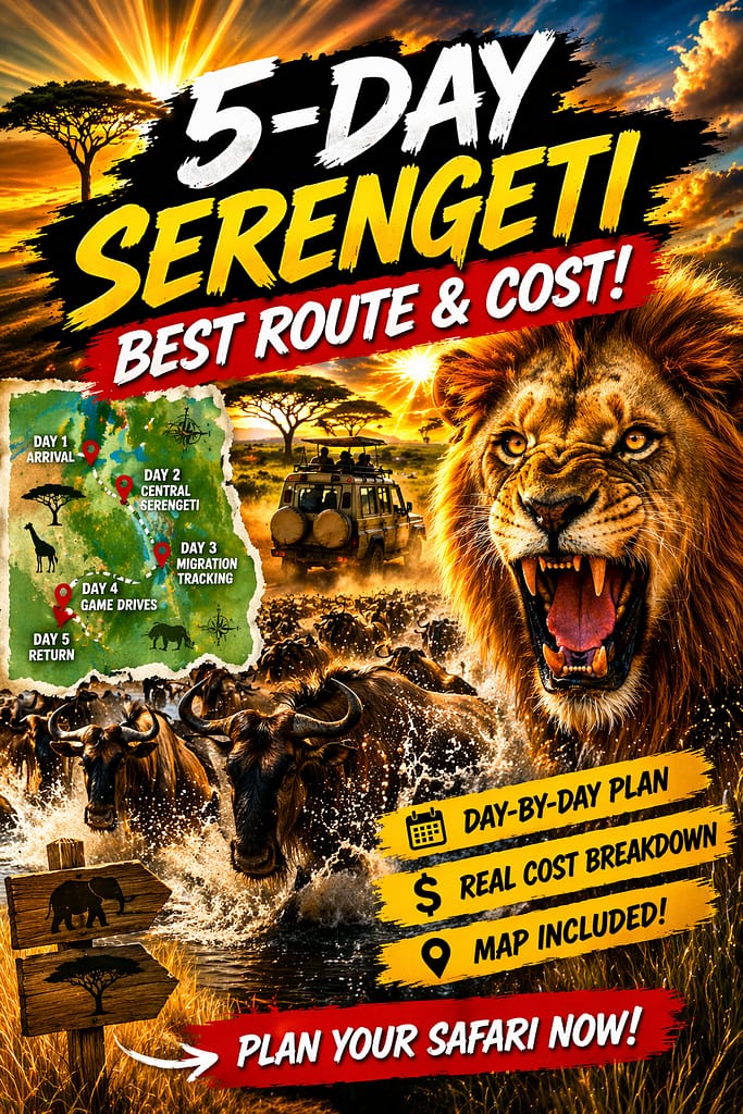 5-Day Serengeti Safari Itinerary (2026) Best Route, Costs & Travel Plan-Mara Triangle Safaris