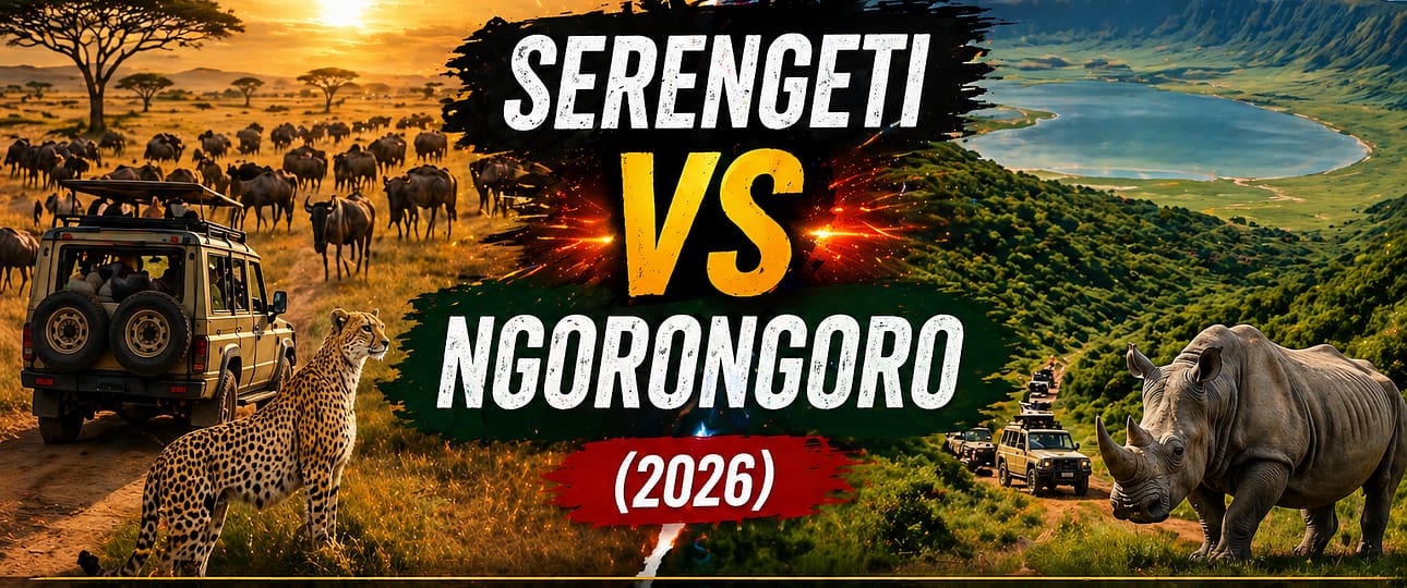 Serengeti vs Ngorongoro Crater (2026) Which Safari Is Better-Mara Triangle Safaris