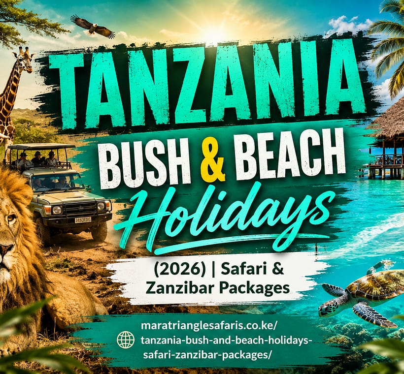 Tanzania Bush and Beach Holidays (2026) | Safari & Zanzibar Packages-Mara Triangle Safaris
